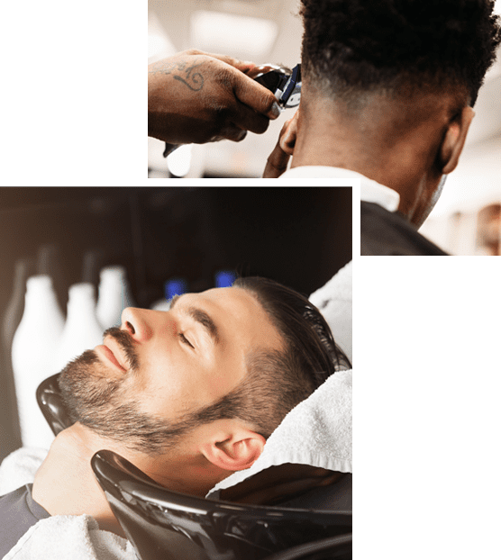 SportCuts | Rock Hill, SC | two men receiving hair and beard trims
